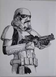 Canvas Stormtrooper